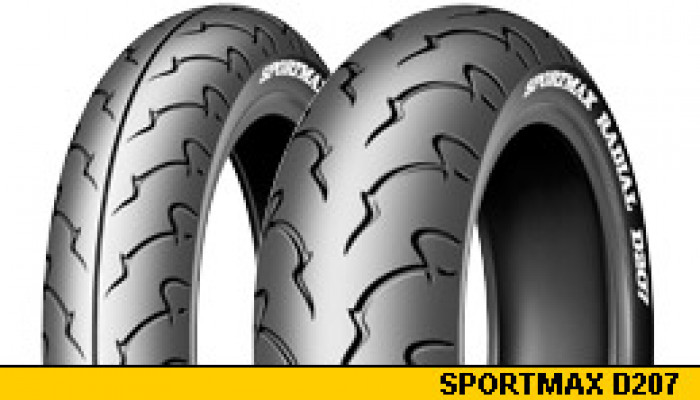 Dunlop Sportmax D207e tread pattern